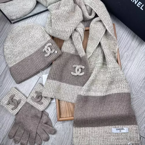 Cheap Chanel Hat and Scarf and Glove Set #1378219 Replica Wholesale [$72.00 USD] [ITEM#1378219] on Replica Chanel Hat and Scarf and Glove Set