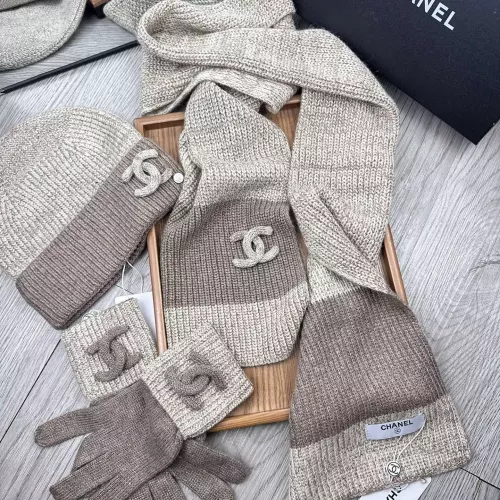 Cheap Chanel Hat and Scarf and Glove Set #1378219 Replica Wholesale [$72.00 USD] [ITEM#1378219] on Replica Chanel Hat and Scarf and Glove Set