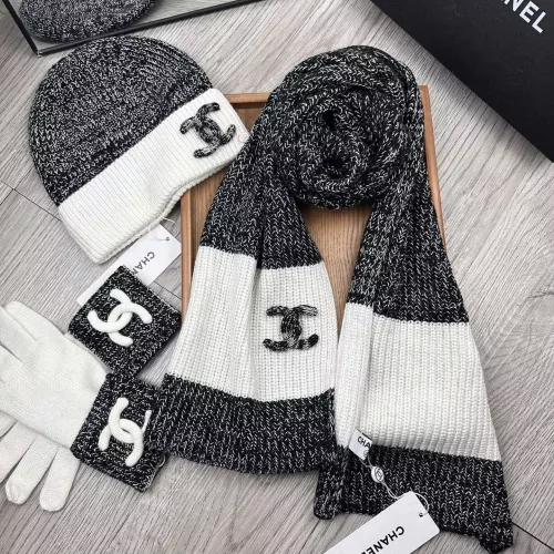 Cheap Chanel Hat and Scarf and Glove Set #1378220 Replica Wholesale [$72.00 USD] [ITEM#1378220] on Replica Chanel Hat and Scarf and Glove Set