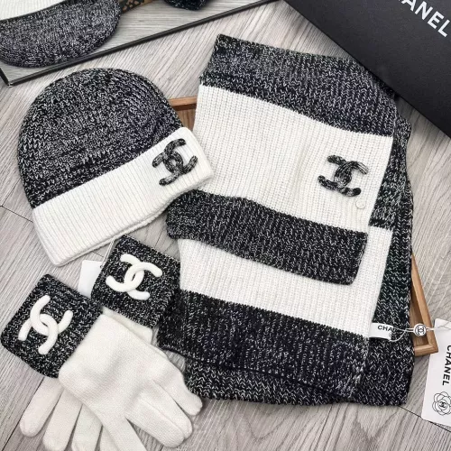 Cheap Chanel Hat and Scarf and Glove Set #1378220 Replica Wholesale [$72.00 USD] [ITEM#1378220] on Replica Chanel Hat and Scarf and Glove Set