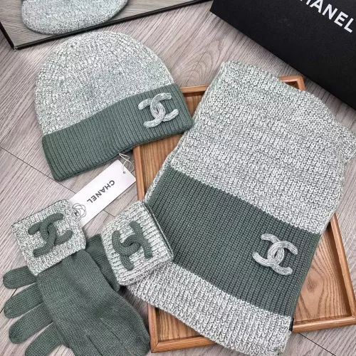 Chanel Hat and Scarf and Glove Set #1378221