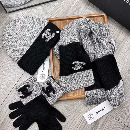 Cheap Chanel Hat and Scarf and Glove Set #1378223 Replica Wholesale [$72.00 USD] [ITEM#1378223] on Replica Chanel Hat and Scarf and Glove Set