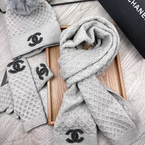 Cheap Chanel Hat and Scarf and Glove Set #1378234 Replica Wholesale [$52.00 USD] [ITEM#1378234] on Replica Chanel Hat and Scarf and Glove Set