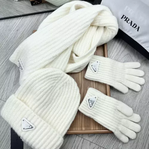 Cheap Prada Hat and Scarf and Glove Set #1378246 Replica Wholesale [$48.00 USD] [ITEM#1378246] on Replica Prada Hat and Scarf and Glove Set