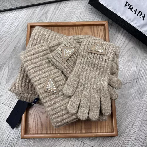Cheap Prada Hat and Scarf and Glove Set #1378247 Replica Wholesale [$48.00 USD] [ITEM#1378247] on Replica Prada Hat and Scarf and Glove Set