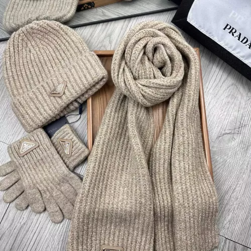 Cheap Prada Hat and Scarf and Glove Set #1378247 Replica Wholesale [$48.00 USD] [ITEM#1378247] on Replica Prada Hat and Scarf and Glove Set