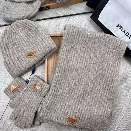 Prada Hat and Scarf and Glove Set #1378248