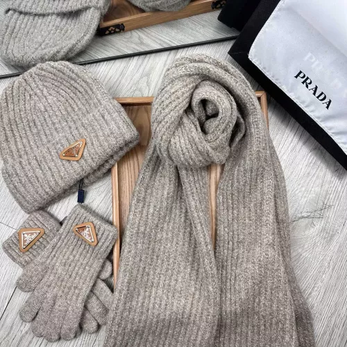 Cheap Prada Hat and Scarf and Glove Set #1378248 Replica Wholesale [$48.00 USD] [ITEM#1378248] on Replica Prada Hat and Scarf and Glove Set