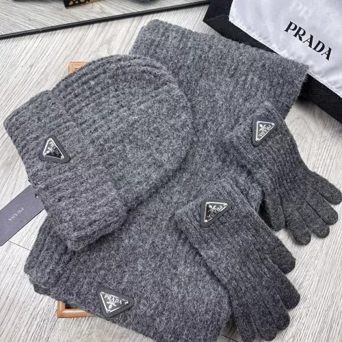 Cheap Prada Hat and Scarf and Glove Set #1378249 Replica Wholesale [$48.00 USD] [ITEM#1378249] on Replica Prada Hat and Scarf and Glove Set