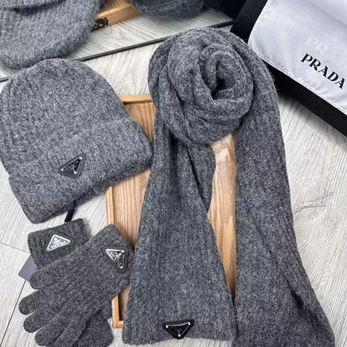 Cheap Prada Hat and Scarf and Glove Set #1378249 Replica Wholesale [$48.00 USD] [ITEM#1378249] on Replica Prada Hat and Scarf and Glove Set