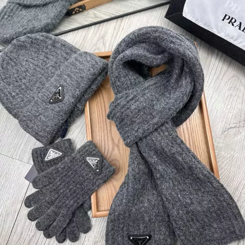 Cheap Prada Hat and Scarf and Glove Set #1378249 Replica Wholesale [$48.00 USD] [ITEM#1378249] on Replica Prada Hat and Scarf and Glove Set