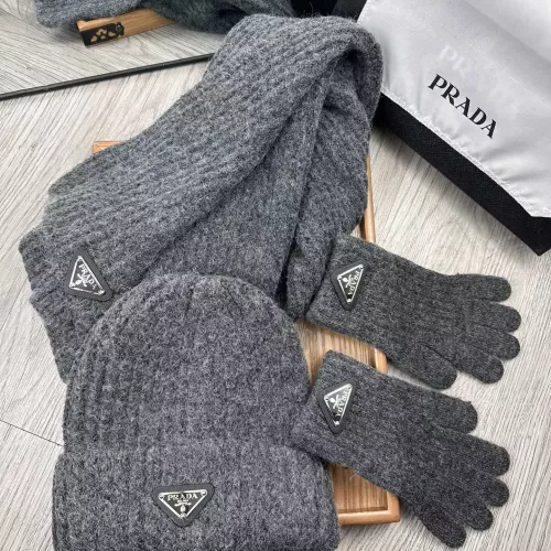 Cheap Prada Hat and Scarf and Glove Set #1378249 Replica Wholesale [$48.00 USD] [ITEM#1378249] on Replica Prada Hat and Scarf and Glove Set