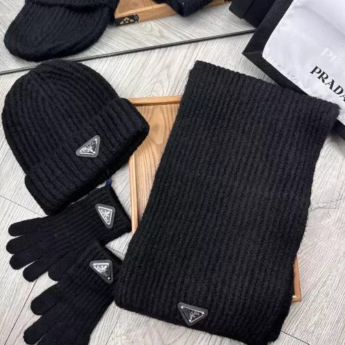 Prada Hat and Scarf and Glove Set #1378250