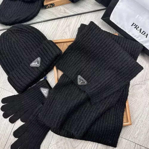 Cheap Prada Hat and Scarf and Glove Set #1378250 Replica Wholesale [$48.00 USD] [ITEM#1378250] on Replica Prada Hat and Scarf and Glove Set