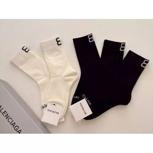 Cheap Balenciaga Socks For Women #1378358 Replica Wholesale [$29.00 USD] [ITEM#1378358] on Replica Balenciaga Socks