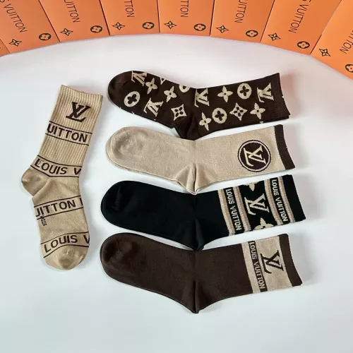 Cheap Louis Vuitton LV Socks #1378362 Replica Wholesale [$29.00 USD] [ITEM#1378362] on Replica Louis Vuitton LV Socks