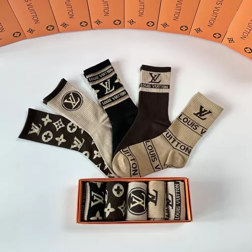 Cheap Louis Vuitton LV Socks #1378362 Replica Wholesale [$29.00 USD] [ITEM#1378362] on Replica Louis Vuitton LV Socks