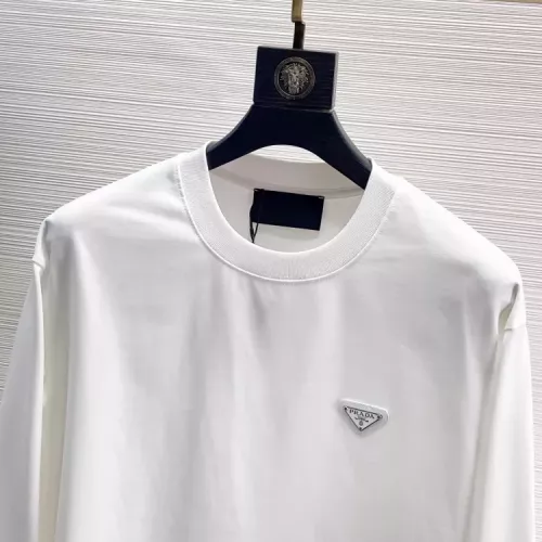 Cheap Prada T-Shirts Long Sleeved For Unisex #1378400 Replica Wholesale [$42.00 USD] [ITEM#1378400] on Replica Prada T-Shirts
