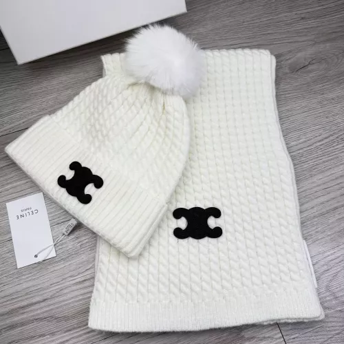 Cheap Celine Hat and Scarf Set #1378458 Replica Wholesale [$48.00 USD] [ITEM#1378458] on Replica Celine Hat and Scarf and Glove Set