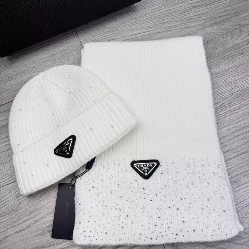 Cheap Prada Hat and Scarf Set #1378466 Replica Wholesale [$48.00 USD] [ITEM#1378466] on Replica Prada Hat and Scarf and Glove Set