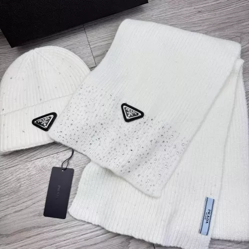 Cheap Prada Hat and Scarf Set #1378466 Replica Wholesale [$48.00 USD] [ITEM#1378466] on Replica Prada Hat and Scarf and Glove Set