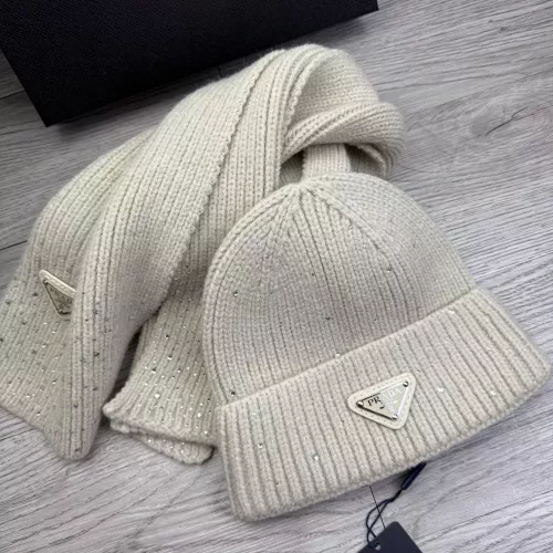 Cheap Prada Hat and Scarf Set #1378467 Replica Wholesale [$48.00 USD] [ITEM#1378467] on Replica Prada Hat and Scarf and Glove Set