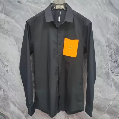 Cheap Hermes Shirts Long Sleeved For Men #1378515 Replica Wholesale [$76.00 USD] [ITEM#1378515] on Replica Hermes Shirts