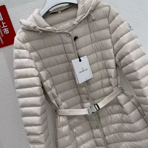 Cheap Moncler Down Feather Coat Long Sleeved For Women #1378708 Replica Wholesale [$162.00 USD] [ITEM#1378708] on Replica Moncler Down Feather Coat