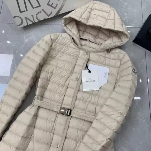 Cheap Moncler Down Feather Coat Long Sleeved For Women #1378708 Replica Wholesale [$162.00 USD] [ITEM#1378708] on Replica Moncler Down Feather Coat
