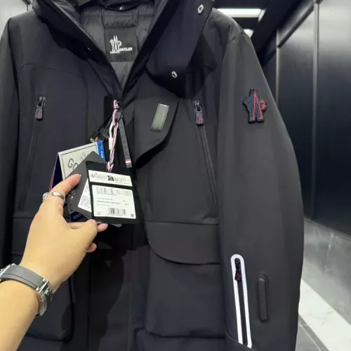 Cheap Moncler Down Feather Coat Long Sleeved For Men #1378773 Replica Wholesale [$330.58 USD] [ITEM#1378773] on Replica Moncler Down Feather Coat