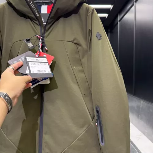 Cheap Moncler Down Feather Coat Long Sleeved For Men #1378778 Replica Wholesale [$330.58 USD] [ITEM#1378778] on Replica Moncler Down Feather Coat