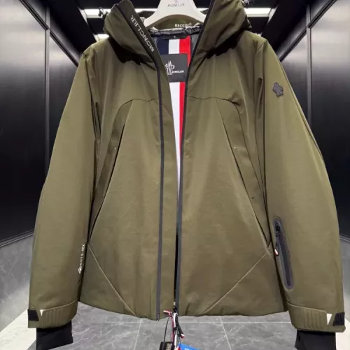 Cheap Moncler Down Feather Coat Long Sleeved For Men #1378778 Replica Wholesale [$330.58 USD] [ITEM#1378778] on Replica Moncler Down Feather Coat