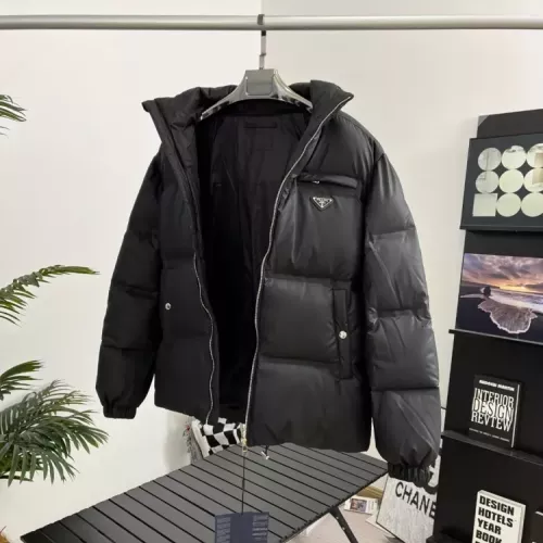 Cheap Prada Down Feather Coat Long Sleeved For Men #1378782 Replica Wholesale [$170.00 USD] [ITEM#1378782] on Replica Prada Down Feather Coat