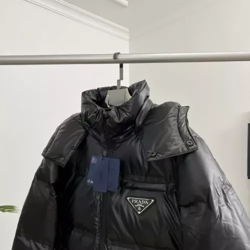 Cheap Prada Down Feather Coat Long Sleeved For Men #1378783 Replica Wholesale [$170.00 USD] [ITEM#1378783] on Replica Prada Down Feather Coat