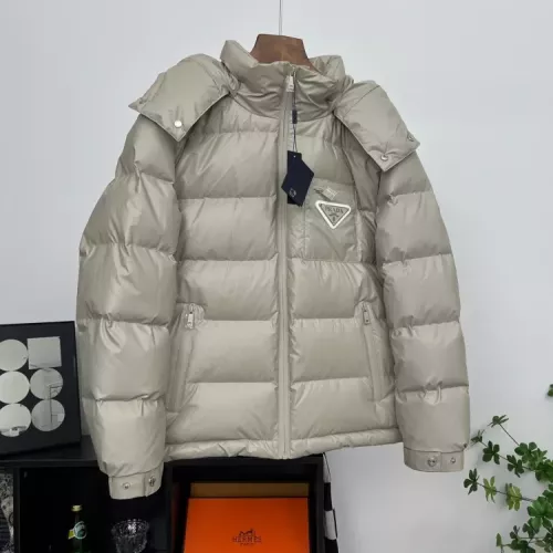 Cheap Prada Down Feather Coat Long Sleeved For Men #1378788 Replica Wholesale [$170.00 USD] [ITEM#1378788] on Replica Prada Down Feather Coat