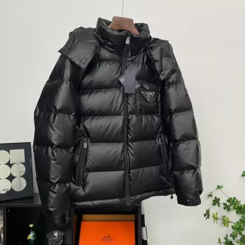 Cheap Prada Down Feather Coat Long Sleeved For Men #1378790 Replica Wholesale [$170.00 USD] [ITEM#1378790] on Replica Prada Down Feather Coat