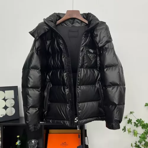 Cheap Prada Down Feather Coat Long Sleeved For Men #1378790 Replica Wholesale [$170.00 USD] [ITEM#1378790] on Replica Prada Down Feather Coat
