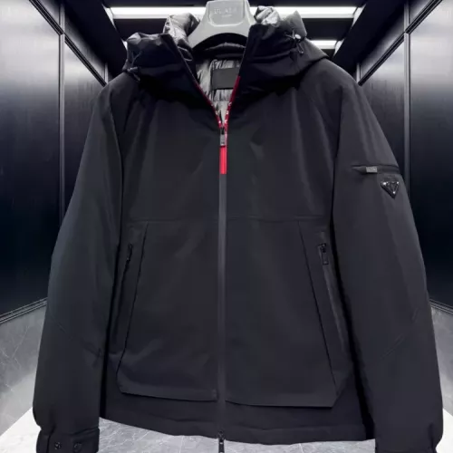 Cheap Prada Down Feather Coat Long Sleeved For Men #1378792 Replica Wholesale [$202.00 USD] [ITEM#1378792] on Replica Prada Down Feather Coat