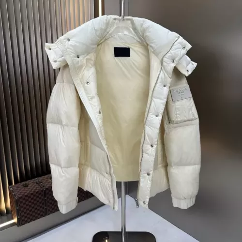 Cheap Prada Down Feather Coat Long Sleeved For Men #1378799 Replica Wholesale [$238.02 USD] [ITEM#1378799] on Replica Prada Down Feather Coat
