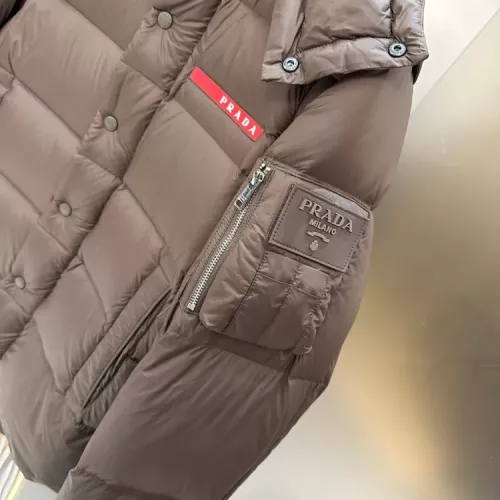 Cheap Prada Down Feather Coat Long Sleeved For Men #1378800 Replica Wholesale [$238.02 USD] [ITEM#1378800] on Replica Prada Down Feather Coat