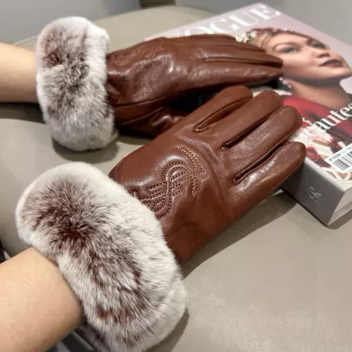 Cheap Yves Saint Laurent Gloves For Women #1379096 Replica Wholesale [$52.00 USD] [ITEM#1379096] on Replica Yves Saint Laurent Gloves