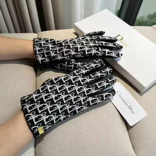 Cheap Christian Dior Gloves For Women #1379140 Replica Wholesale [$64.00 USD] [ITEM#1379140] on Replica Christian Dior Gloves