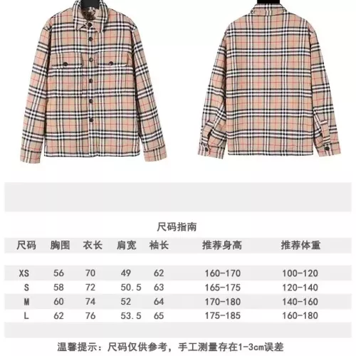 Cheap Burberry Jackets Long Sleeved For Unisex #1379255 Replica Wholesale [$85.00 USD] [ITEM#1379255] on Replica Burberry Jackets