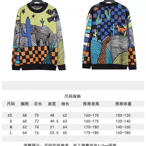 Cheap Louis Vuitton LV Sweaters Long Sleeved For Unisex #1379269 Replica Wholesale [$56.00 USD] [ITEM#1379269] on Replica Louis Vuitton LV Sweaters