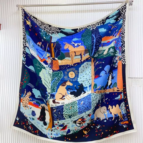 Cheap Hermes Silk Squares #1379421 Replica Wholesale [$85.00 USD] [ITEM#1379421] on Replica Hermes Scarf
