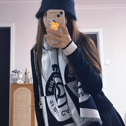 Cheap Chanel Scarves #1379834 Replica Wholesale [$52.00 USD] [ITEM#1379834] on Replica Chanel Scarves