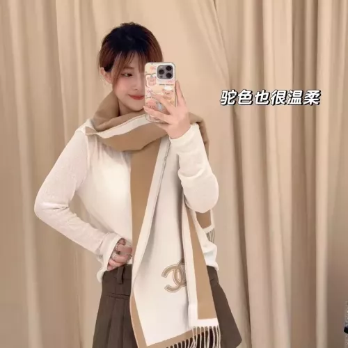 Cheap Chanel Scarves #1379841 Replica Wholesale [$56.00 USD] [ITEM#1379841] on Replica Chanel Scarves