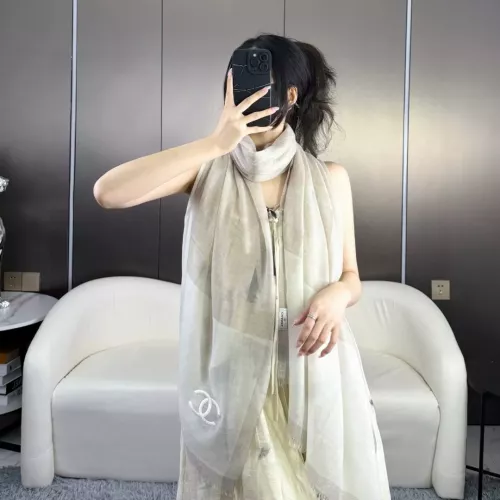 Cheap Chanel Scarves #1379848 Replica Wholesale [$72.00 USD] [ITEM#1379848] on Replica Chanel Scarves
