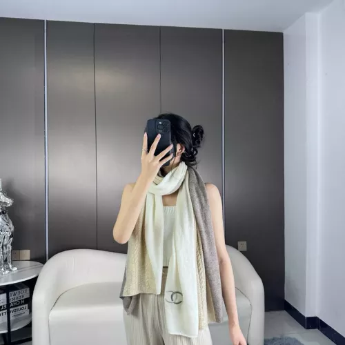 Cheap Chanel Scarves #1379859 Replica Wholesale [$80.00 USD] [ITEM#1379859] on Replica Chanel Scarves