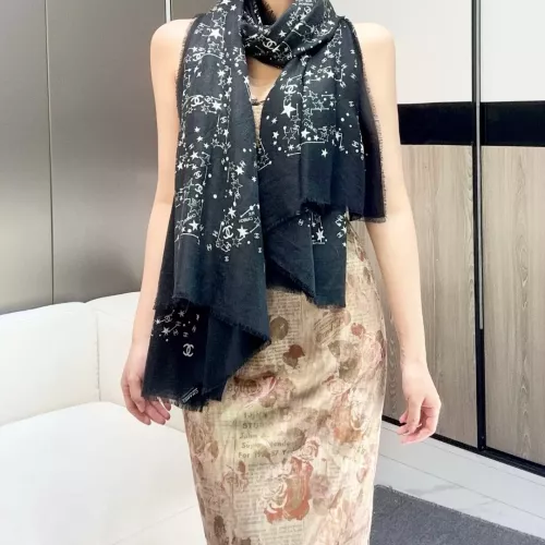Cheap Chanel Scarves #1379863 Replica Wholesale [$80.00 USD] [ITEM#1379863] on Replica Chanel Scarves